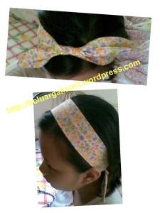 variasi pemakaian headband