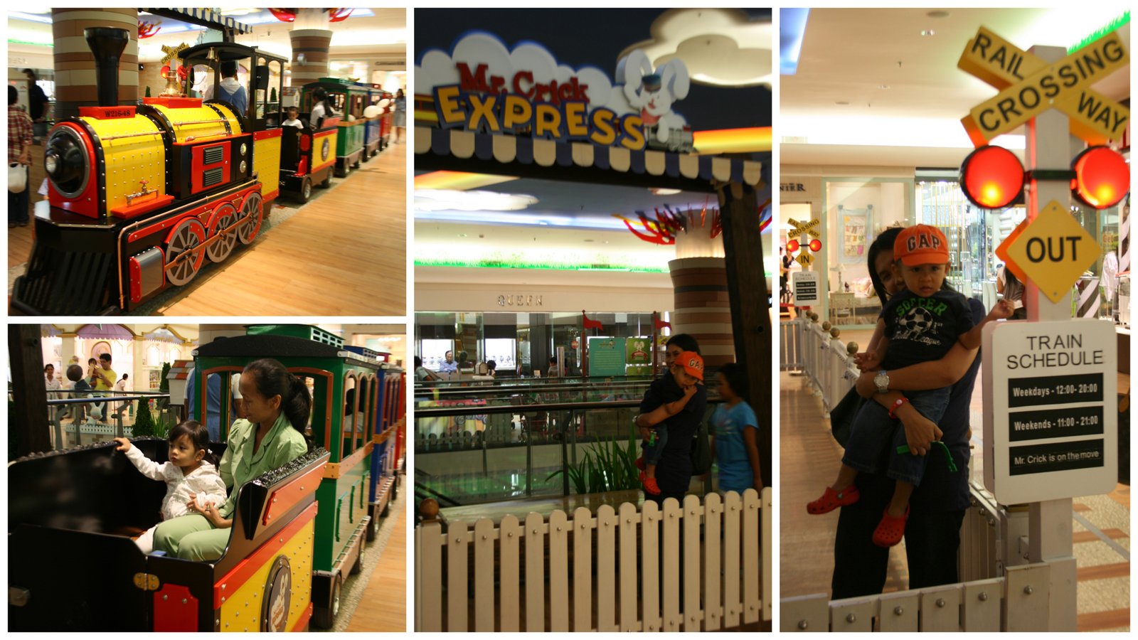 Chooo Chooo ZK n Ganesh mau naik Train nih..